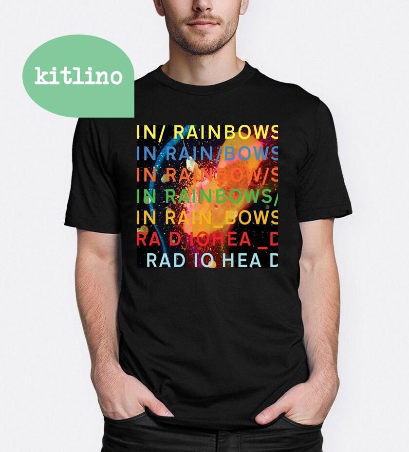 Хлопковая унисекс футболка Radiohead Альбом In Rainbows T44506