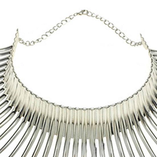 Ожерелье-чокер Геометрическая форма Украшение Женский Универсальный Долговечный Металлический Чокер для Коктейльной Вечеринки