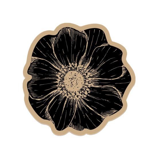 Подставка из диатомита в форме цветка, термостойкая, нескользящая, коврик для стола, быстро впитывающий воду, для кухни, обеденного стола, декоративный домашний декор