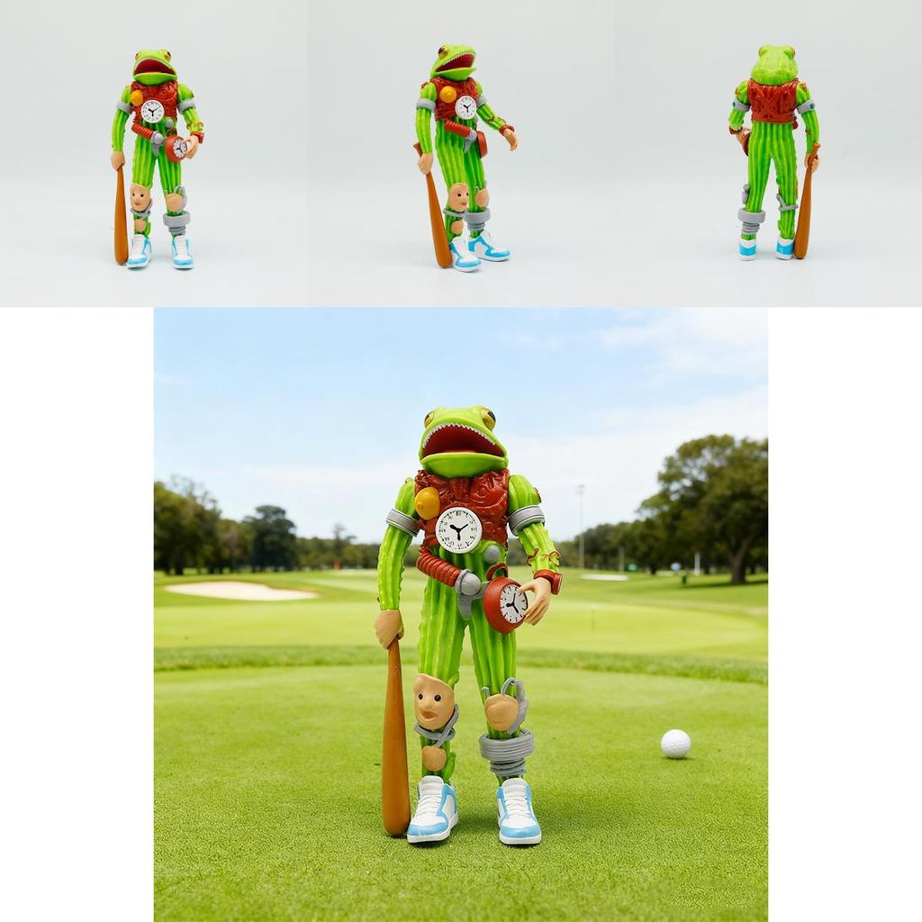 Итальянский Бред Аль Кактус Часы Фьюжн Монстр ПВХ Игрушка с Дизайном Кроссовки для Декора Детской Игровой Комнаты