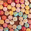 6,5 мм 50 шт. Рассыпные бусины Ожерелье Браслет Для DIY Изготовления Ювелирных Изделий Звезда Луна Акриловая Модная Подвеска Аксессуары