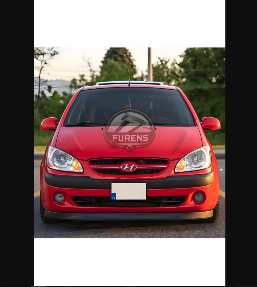 Для Hyundai Getz 2001-2011 совместимый H-образный гибкая передняя губа 2 части передняя крышка - комплект кузова боковые юбки диффузор закрылки крыло