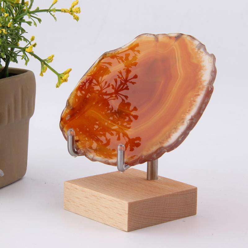 Металлическая подставка для минералов, держатель, стойка, деревянная основа для кристаллов, минералов, руд, агатов, камней для дома, офиса, выставочного зала