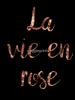 édith Piaf La vie en rose in rose Oversized T-Shirt