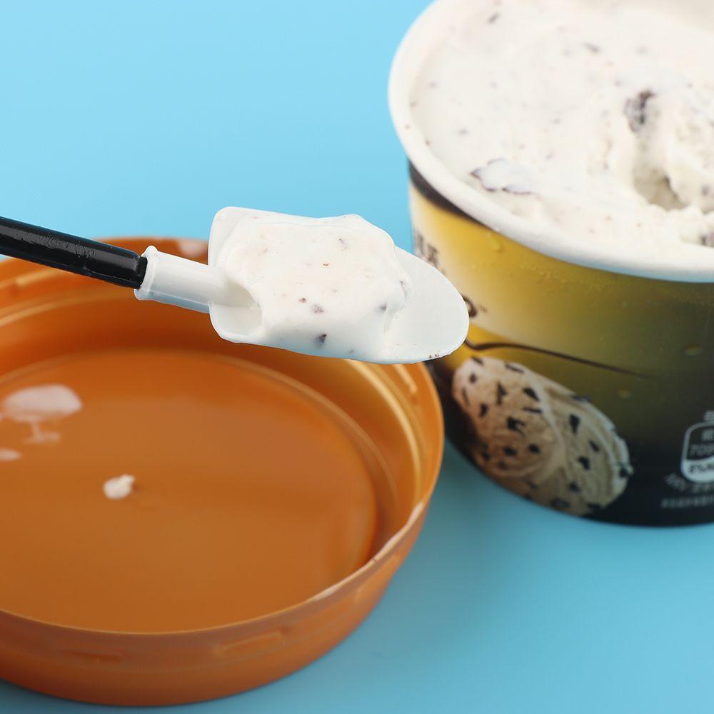 100 Pcs/lot Garden Disposable Party Cutlery Shovel Shape Cake Scoop Dessert Stick Ice Cream Spoon