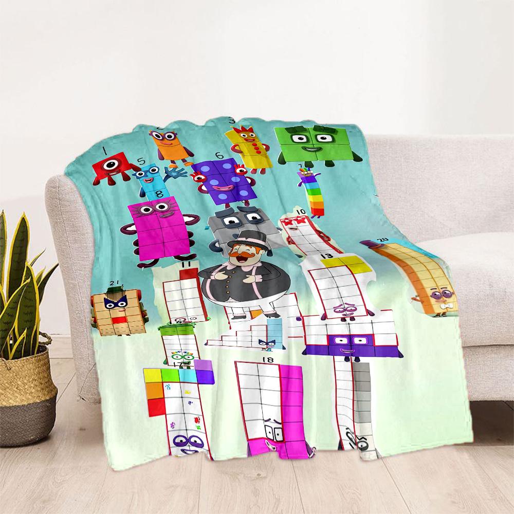 Numberblocks Blanket Soft & Cozy Suitable for Picnics Couch Bed for All Occasions Modern Style Best Holiday Gift for Friends Family
