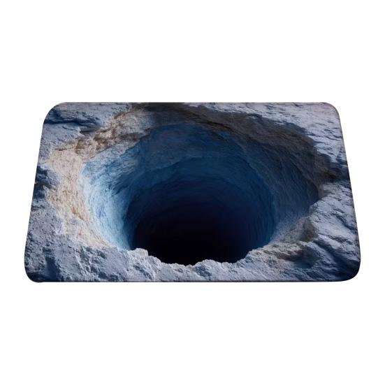 Коврик для пола 3D оптическая иллюзия реалистичный эффект дыры придверный коврик интерактивный коврик для питомца украшение для гостиной прихожей