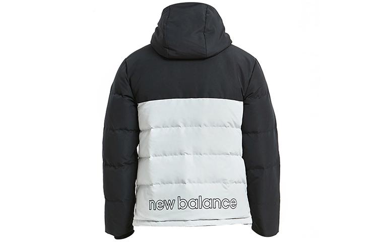 New Balance Мужская пуховая куртка Черно-белая AMJ93551-LAN