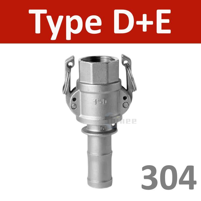 Нержавеющая сталь 304 1/2" 3/4" 1" 2"-5" BSP Внутренний Наружный Камлок Фитинг Адаптер Штуцер Быстроразъемный Для Шланга Насоса Домашнее Пивоварение Тип A B-F