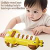 Cartoon Giraffe Electronic Piano Toy with Lights Sound Hand-Eye Coordination Toddlers Boys