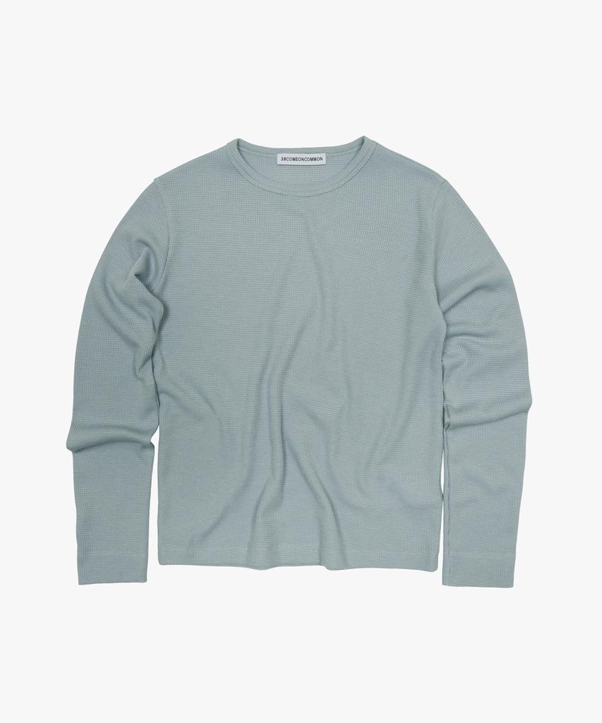 38COMEONCOMMON Waffle Regular Long Sleeve (Sky Blue)
