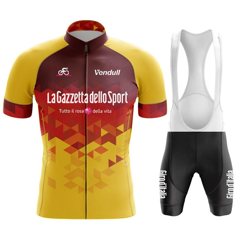 Велоформа Tour De Giro D'ITALIA Мужская с коротким рукавом Горная форма Ropa Ciclismo Велосипедный джерси Велосипедный костюм