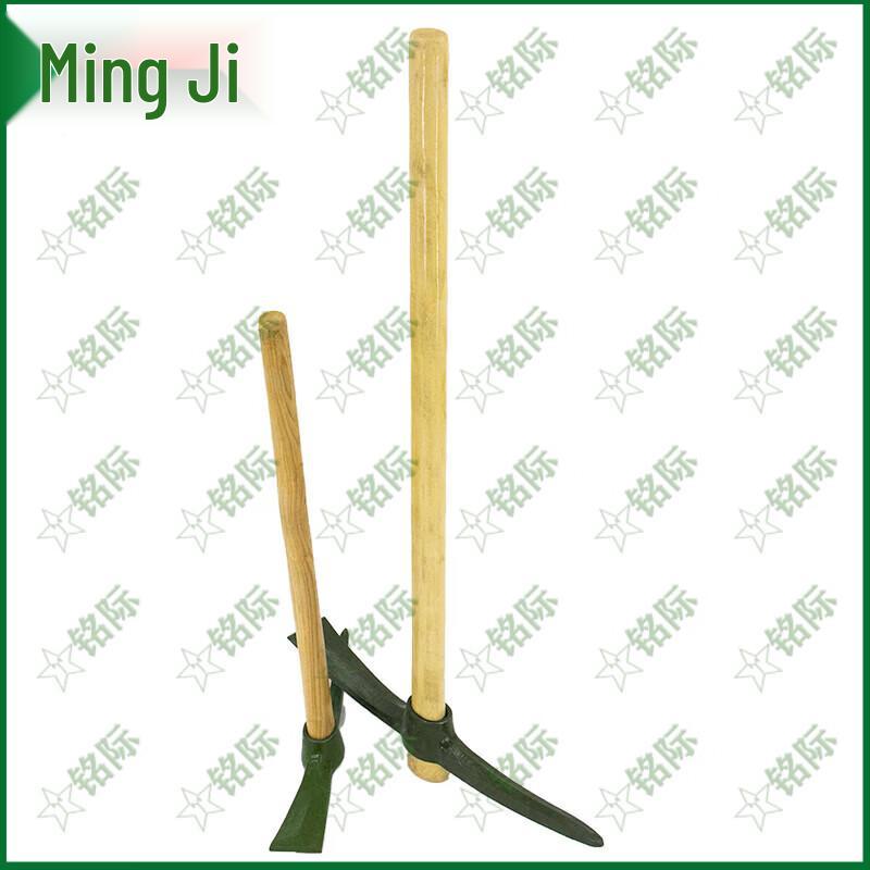 Multi-functional Wooden Handle Shovel and Pickaxe