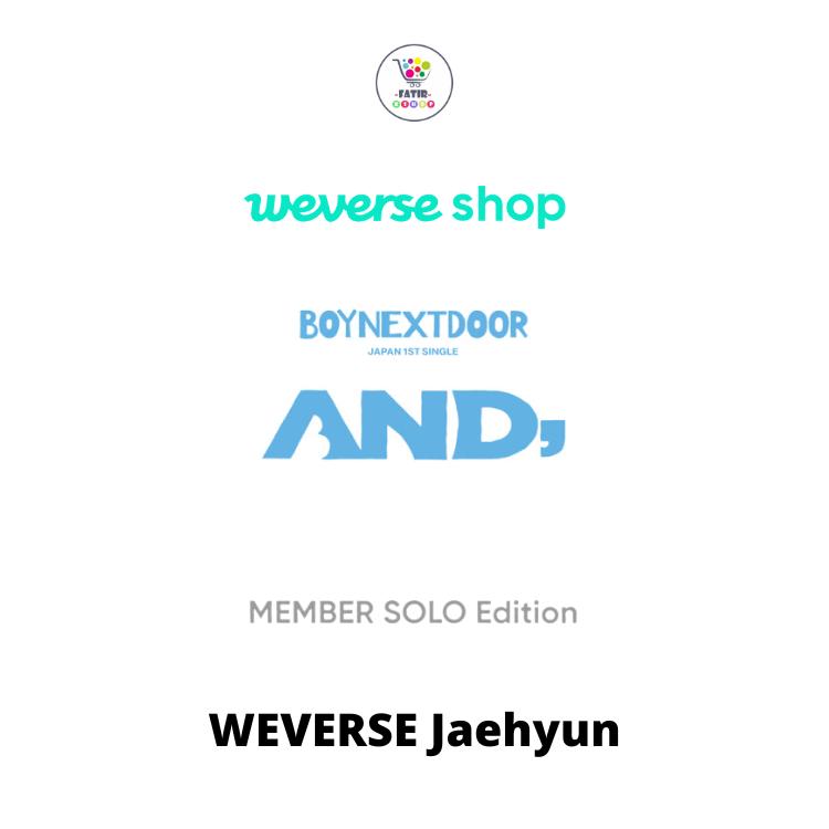 Выберите первый сингл POB BOYNEXTDOOR JAPAN [AND,] Solo Jacket Edition