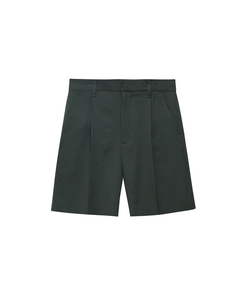 INSTANTFUNK Ms Stitch Tailored Half Pants - Green
