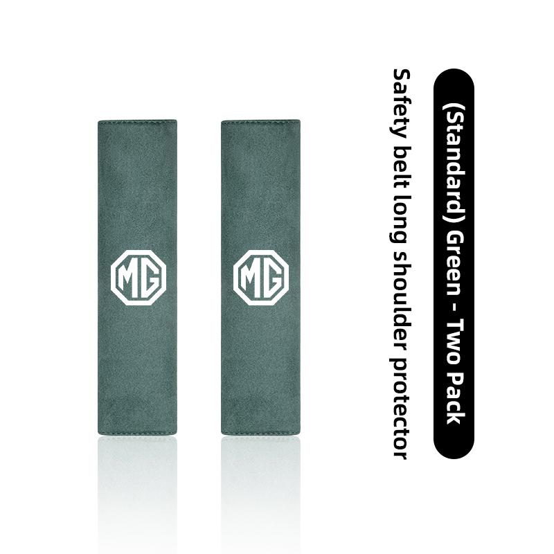 Car Suede Seat Belt Shoulder Pad Cover Accessories For MG 7 6 5 ZS MG4 EV ONE Cyberster HS MG3 EZS GT GS 3SW MARVEL R Scorpio UYE5