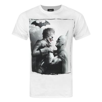 Мужская футболка Arkham City Бэтмен против Джокера