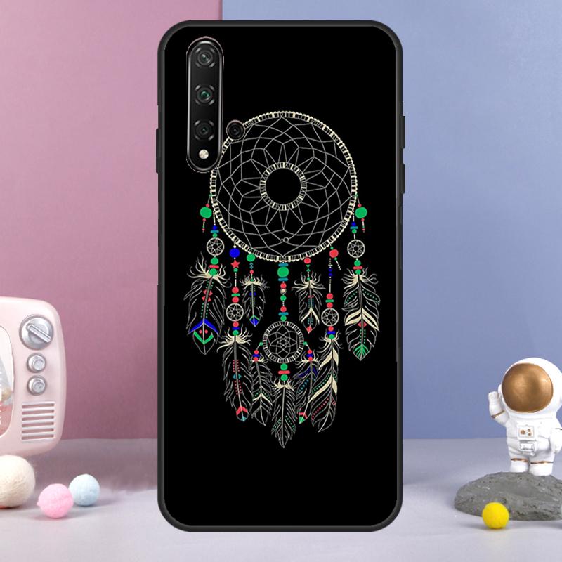 Retro Feather Dreamcatcher For Huawei Nova 9 10 SE 3i 7i 8i 11i 12i Y60 Y61 Y70 Y72 Y73 Y90 Y91 P20 P30 P40 Lite Case