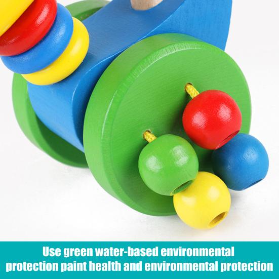 Деревянная игрушка для ползания для малышей Интерактивная игрушка для ходьбы Развивающие игрушки на колесиках для развития детей Игра в догонялки Игрушка для координации движений рук и глаз