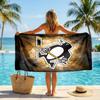 Pittsburgh Penguins Fashion Beach Towel Portable Soft Quick Dry Towel For Swimming Camping Holiday Use