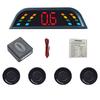 Монитор автомобильного детектора со светодиодным дисплеем, радары, 4 датчика