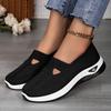 Women's Casual Shoes with One Foot, Plus Size Women's Shoes, Single Shoes, Fly Woven Breathable Cloth Shoes