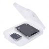 5 Pcs Clear Plastic Memory Card Case SD TF Card Storage Box Protection Holder