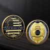 Новая коллекция памятных монет для памятных монет полиции США Challenger, окрашенных в 3D