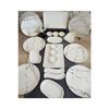 Breakfast Set For 12 Persons 28 Pieces Matte Cream Marble Pattern