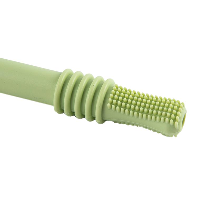 Силиконовая молярная соломинка для прорезывания зубов, жевательная безопасная игрушка, пищевая, без BPA, прорезывание зубов