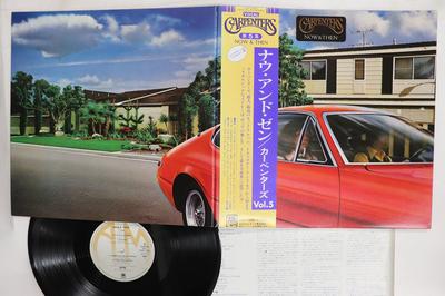 Виниловая пластинка CARPENTERS Now Then AMP7005 AM 1979 Япония Obi Поп Б/у