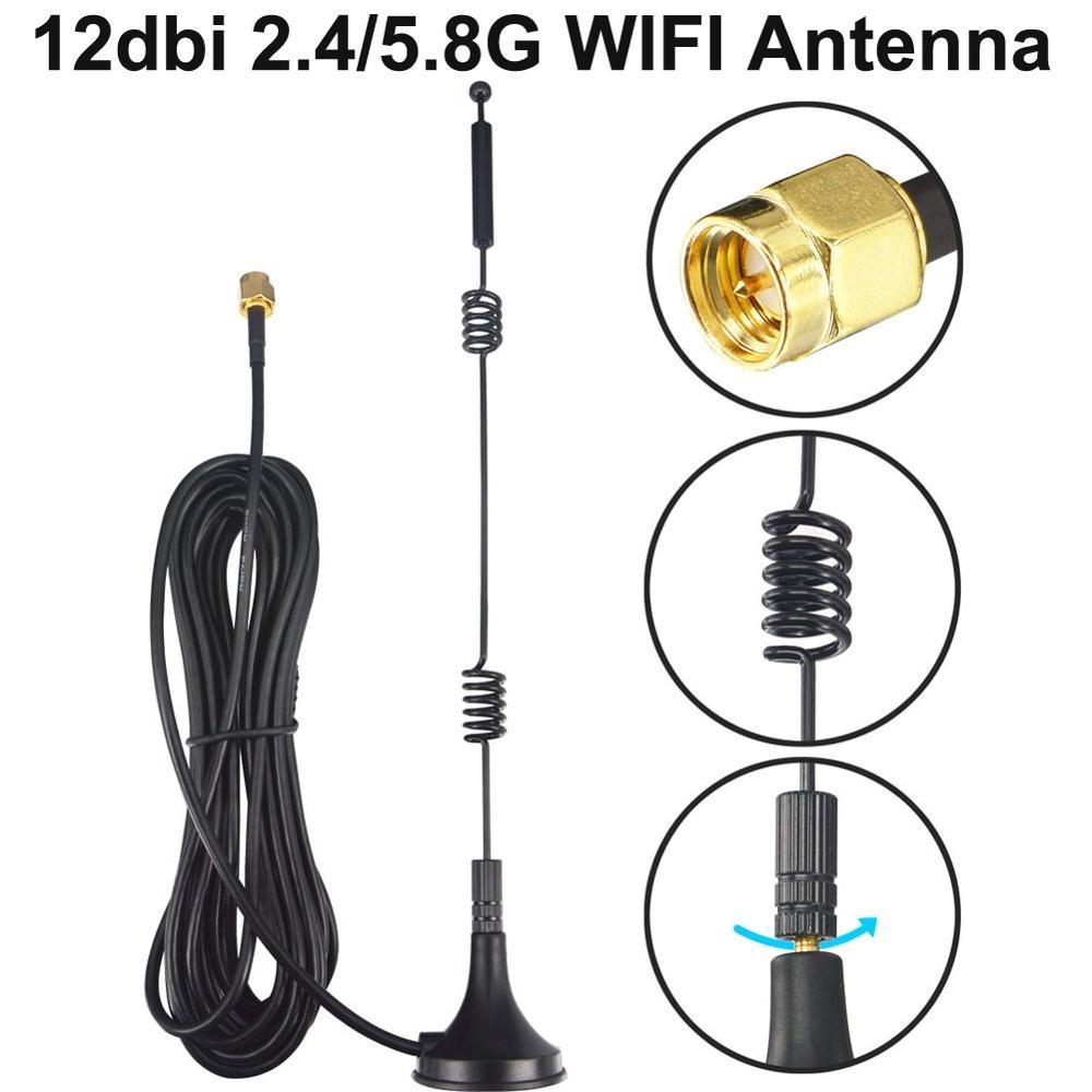 Wifi Antenna 12dbi 1 Pc 2.4G/5.8G Accessories Fittings