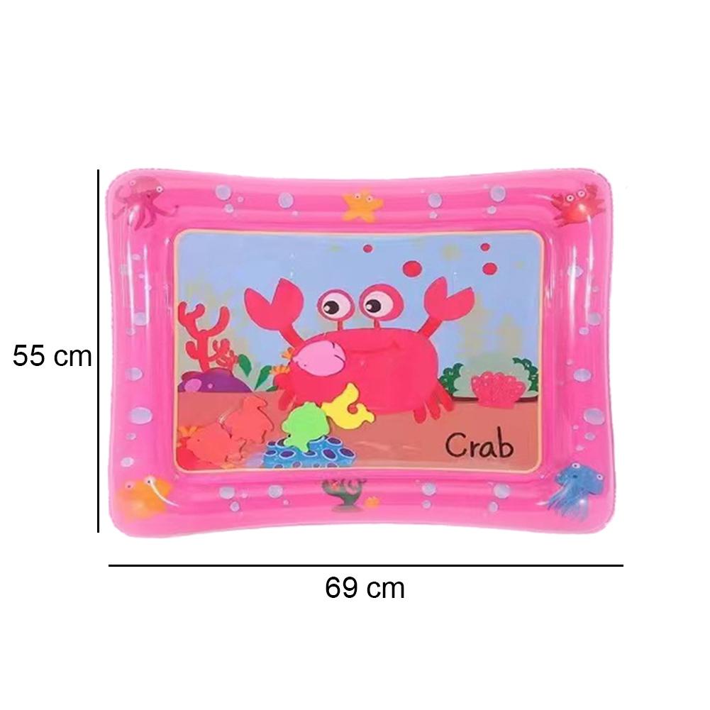 Водный сенсорный игровой коврик, утолщенный надувной водный коврик для кошек, собак, домашних животных, игровой коврик с рыбой, океаном, детская защитная подушка, ледяной коврик