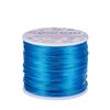 Round Aluminum Wire, Deep Sky Blue, 18 Gauge, 1mm, About 492.12 Feet(150m)/roll