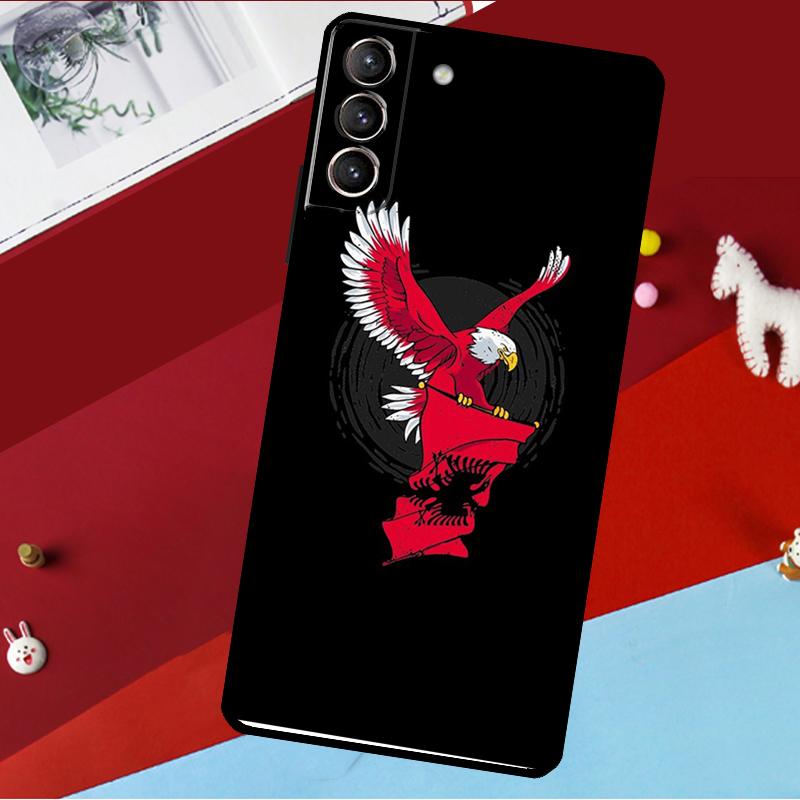 Албания Албанцы Флаг Чехол Для Samsung Galaxy S26 Ultra S24 S22 S23 S25 Plus S20 S21 FE S9 S10 S25 FE Чехол для Телефона