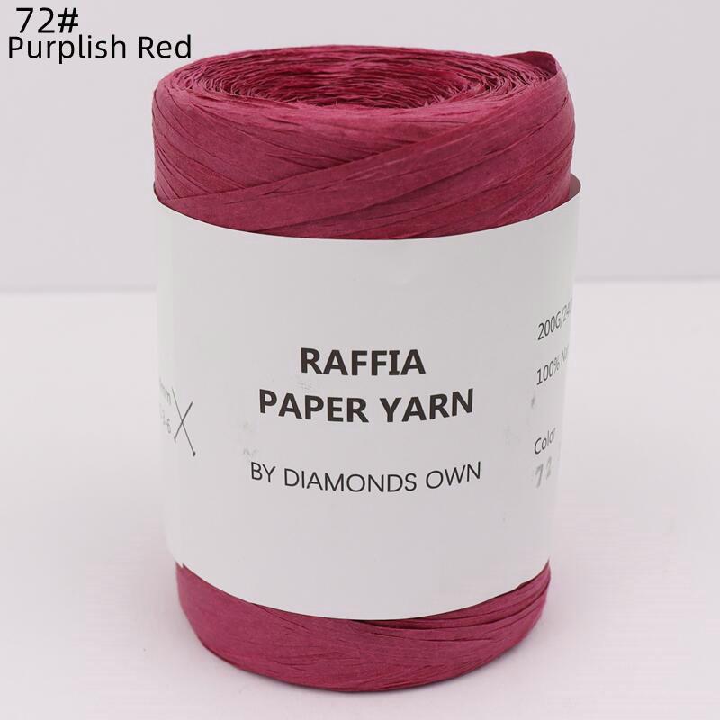 240M Natural Fiber Paper Summer DIY Hand Knitting Crochet Hat Bag Knitting Yarn Home Decoration