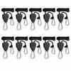 10 Pcs Nylon with Aluminum Handles Adjustable Rope Hangers Flexible Cord Hooks  Hanging Equipment