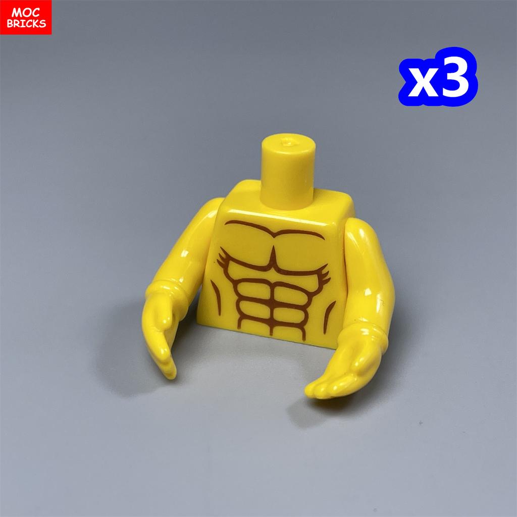 MOC Блоки Желтые Руки Ноги Держат Младенца Младенец 4СМ Фигурка Тело Одежда Аксессуары Собранные Строительные Кирпичи Игрушка Дети Пластиковый Материал Кукла
