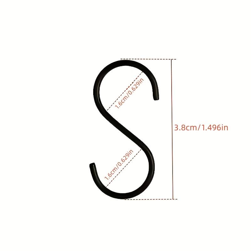40pcs Durable heavy-duty metal S The hook is easy to install, anti-slip, and resistant to corrosion. Its modern design is suitable for plants,