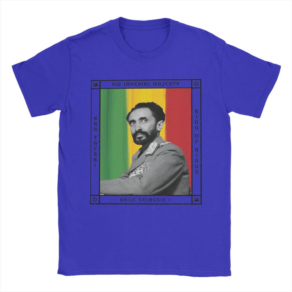 Awesome His Imperial Majesty Haile Selassie I King Of Kings TShirts for Unisex Crewneck T Shirts Short Sleeve Tees Clothing