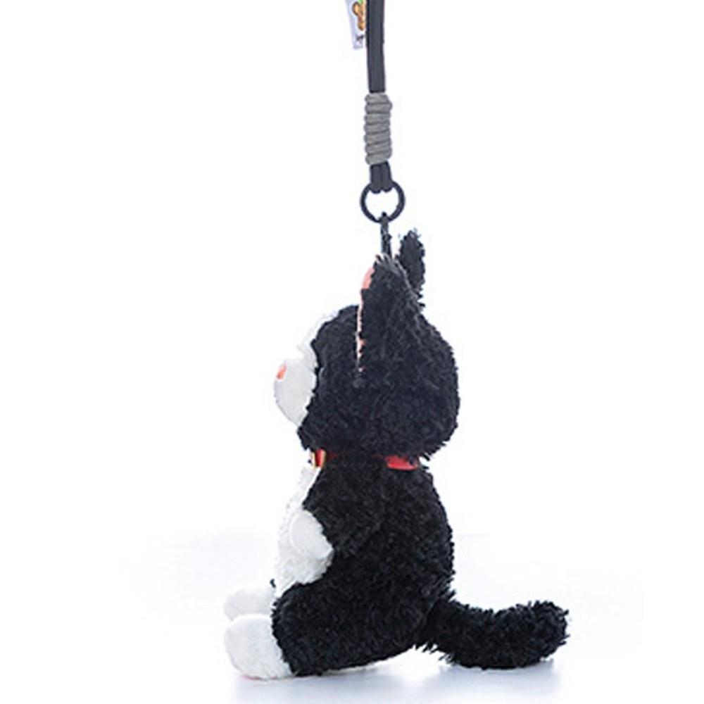 Animal Curly Cat Plush Toy Keychain Wrist Pad German Curly Cat Plush Doll  Birthday Parties