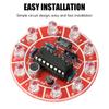CD4017 Colorful Voice Control Rotating LED Light Kit Electronic Manufacturing DIY Kit Spare Parts Student Laboratory