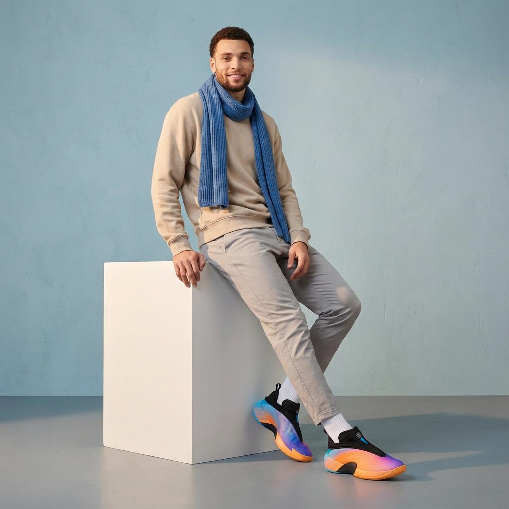 Adidas ДОН. Номер 7 Мужские кроссовки All-Star Оранжевый Core-Black Lucid-Orange KJ8989