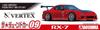 Aoshima Bunka Kyozaisha The Tuned Car Series Mazda VERTEX FD3S 1999 Пластиковая модель 1/24 № 9 RX-7
