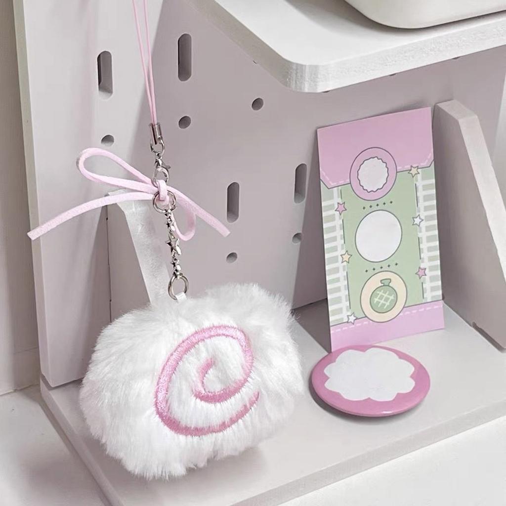 Soft Embroidered Fish Keychain Delicate Accessory Hand Woven Fish Board Soft Keychain Room Handcrafted Fish Plate Charm