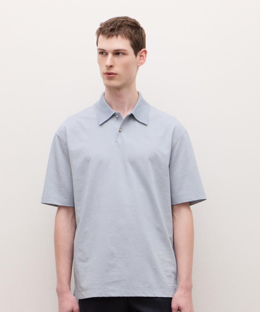 Jilseutyueoteunyuyogmaen Linen Blend T-Shirt - Sky Blue (Jnts6B501B1)