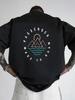 Summer Men's Mountain Print T-Shirt Cotton Breathable Streetwear Oversized Loose Casual Trendy Crew Neck Short Sleeve