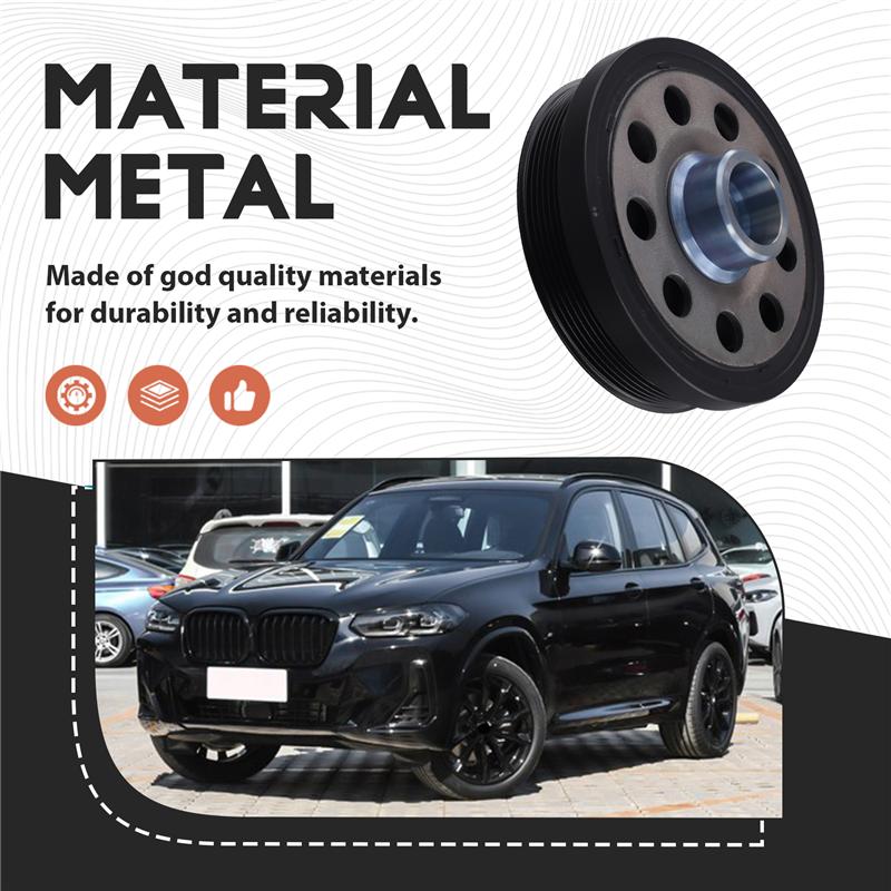 Ac29-Crankshaft Pulley 11238512072 For BMW F20 F20 LCI F21 F21 LCI F22 F90 F30 F31 F32 F33 F36 E84 F25 X1 X3 11237799153