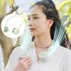 Portable Hands-Free Bladeless Fan Speed Adjustable Rechargeable Low Noise Quiet Neck Fan Air Cooling Fan