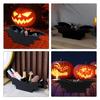 Halloween Bat Makeup Brush Holder Gothic Wooden Storage Box  Display Holder Cosmetics Jewelry Storage Tray Home Party